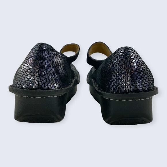 Alegria Paloma 717 Pewter Charmer Leather Silver Comfort Mary Jane 38 8 - 8.5 - Picture 4 of 11